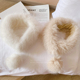 冬季 仿狐狸长毛吸扣毛球保暖围巾 温柔淑女毛绒绒保暖围脖女