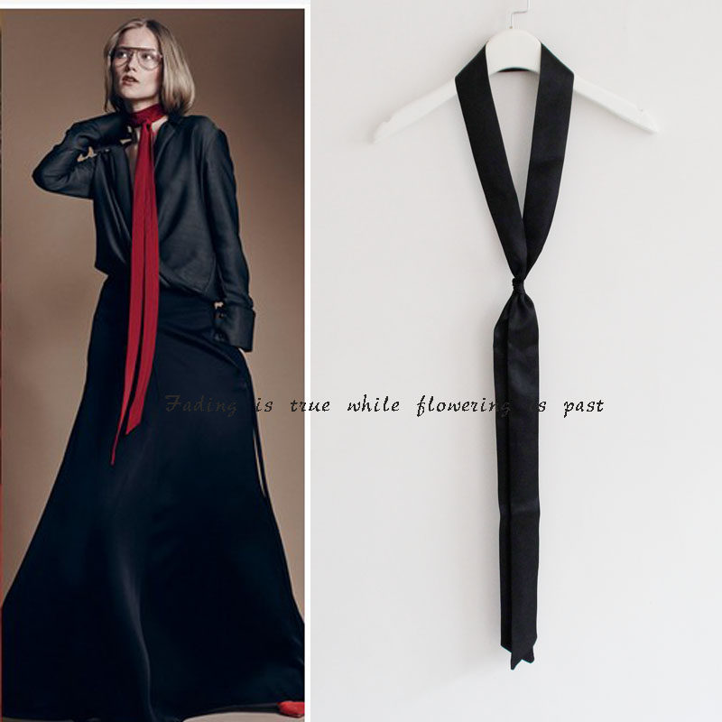 欧美韩国同步细窄条长条超长领带式领巾丝巾围巾男女通用黑红实拍,服饰配件/皮带/帽子/围巾,围巾/丝巾/披肩,淘宝优惠券,粉丝福利购,淘宝优惠卷