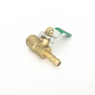 内丝黄铜单咀宝塔球阀 气阀煤气阀内丝胶管软管4分DN15x8/10/12mm