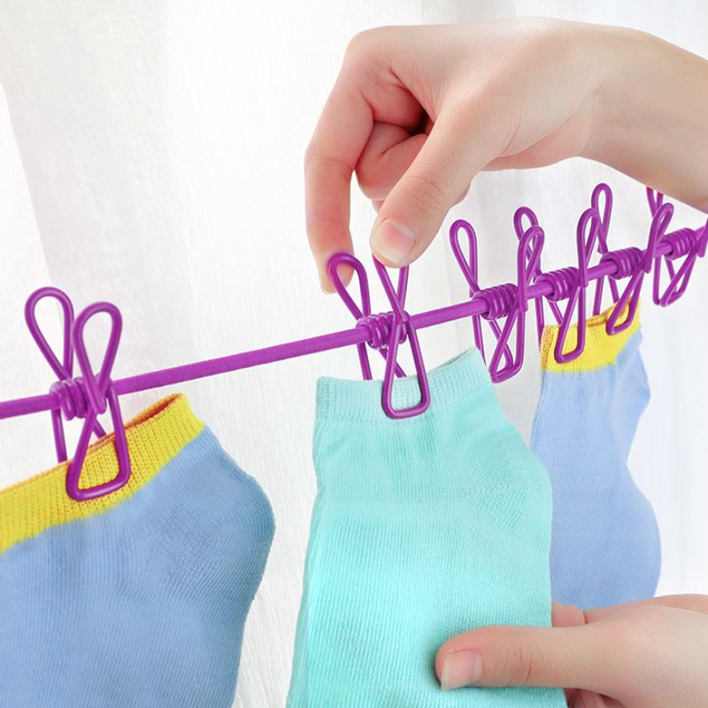 户外旅行晾衣绳免打孔阳台宿舍室内晒衣绳子旅游用品