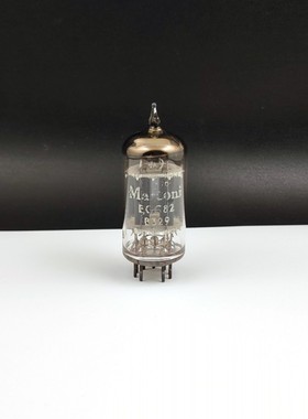 英国马可尼Marconi  ECC82/B329/12AU7/CV491电子管M.W.T长屏圆环