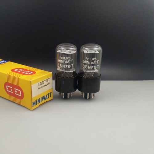 荷兰菲利浦6SN7/6N8P/B65电子管
