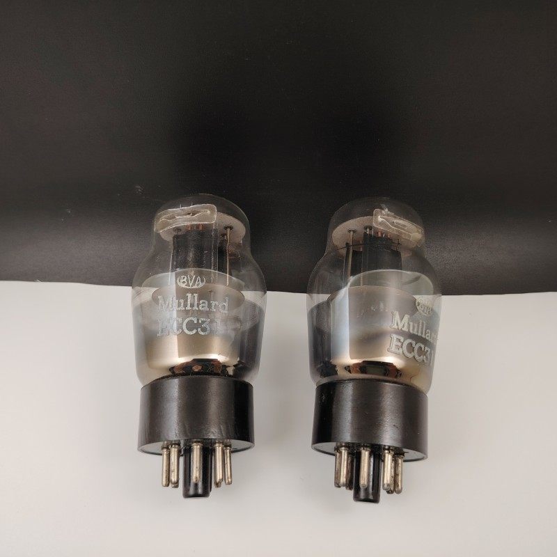 全新原盒 饭盒环英国大盾ECC31电子管加座代6N8P/6SN7/CV181/B65