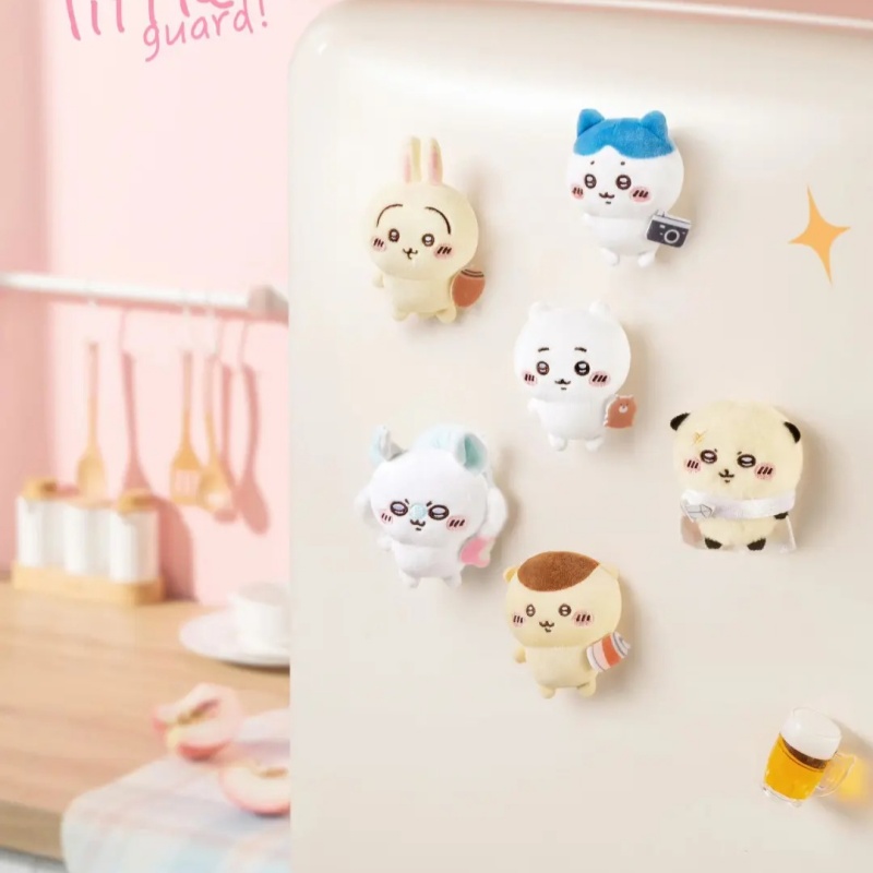 正品MINISO名创优品Chiikawa毛绒冰箱贴系列乌萨奇盲盒礼物