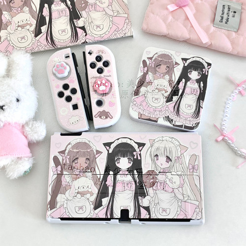 switch保护壳女仆软壳硅胶可爱