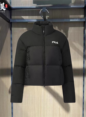FILAF斐乐2025年冬季新品女士休闲立领保暖运动羽绒服F11W549902