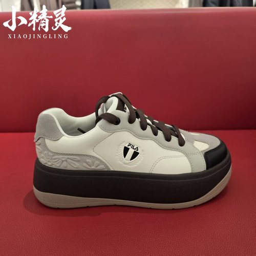 FILA斐乐2026年春季新品女士休闲增高BELLIS运动小白鞋F12W611207