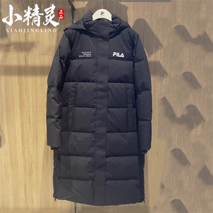 FILA斐乐2023年冬季 女士休闲保暖运动羽绒服外套F11W349910 新品