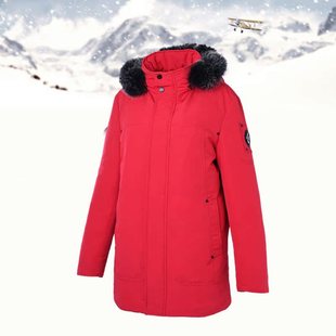 天伦天冬季男士抗寒加厚羽绒服男灰鸭绒保暖大毛领连帽外套584202