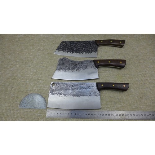良心传统工艺真锻打5CR15MOV钼钒钢菜刀切片刀刀斩切二用刀斩骨刀