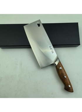 强烈推荐9cr18mov切片刀菜刀两维渐薄整片夹钢轻便锋利耐切持久