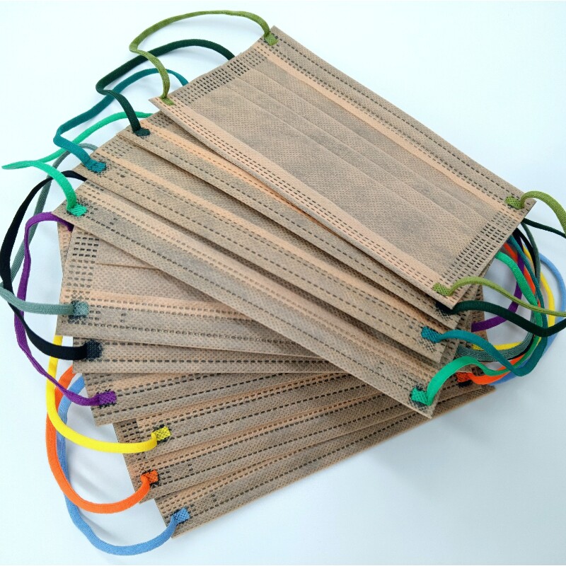 高端口罩咖色咖啡色卡其色棕色美拉德燕麦色杏色深咖色洋气显白