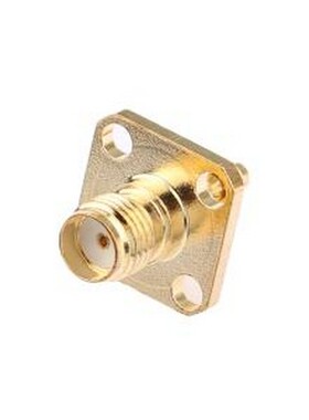 LXC5QL1520240808014 接头 （LXC连兴创）SMA 4孔法兰外螺母针连