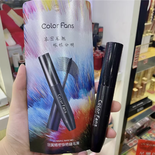 color fans迷色粉丝羽翼精密惊艳睫毛膏浓密卷翘根根分明不易晕染