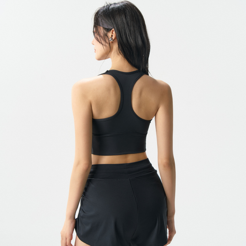 带胸垫运动背心文胸外穿速干内衣