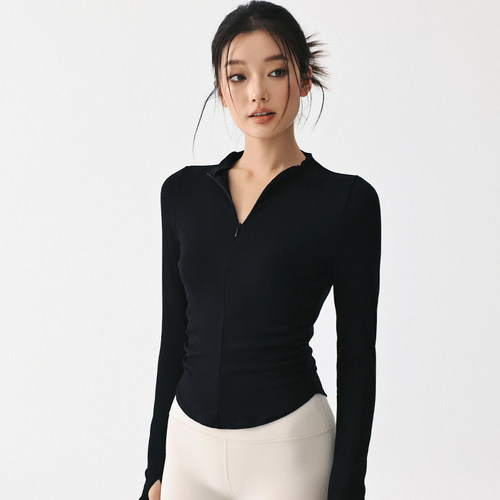 sweetrun瑜伽健身上衣春季显瘦