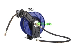 定制自动卷管器高压水鼓 自动伸缩水管10-20米洗车机高压鼓风炮管