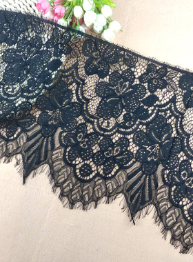 28cm宽针织蕾丝花边辅料 手工DIY材料花 服装衣服裙下摆装饰配件