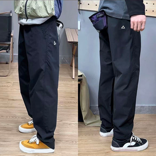 工装 美式 长裤 男女同款 25新款 休闲裤 机能小三角白标宽松锥形休闲裤