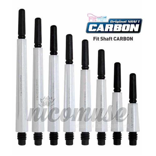 FIT Shaft CARBON NORMAL 标准型 碳素飞镖杆 珍珠白 旋转杆
