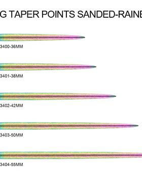 ONE80 LONG TAPER POINT SANDED 新款镀砂长锥度硬镖针 36-55mm