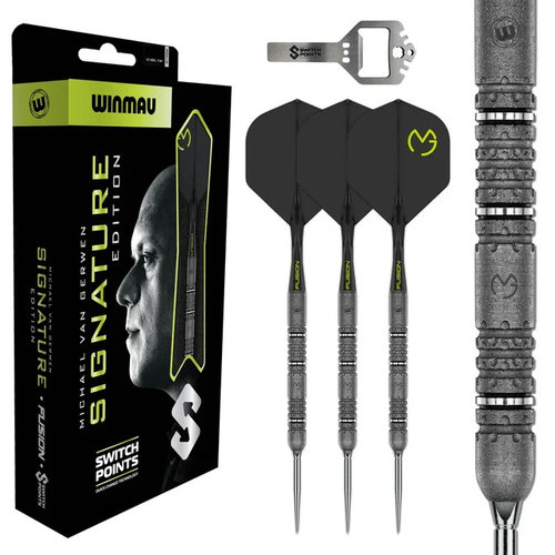 Winmau Michael van Gerwen Switch Darts硬式直筒可换针钨钢飞镖