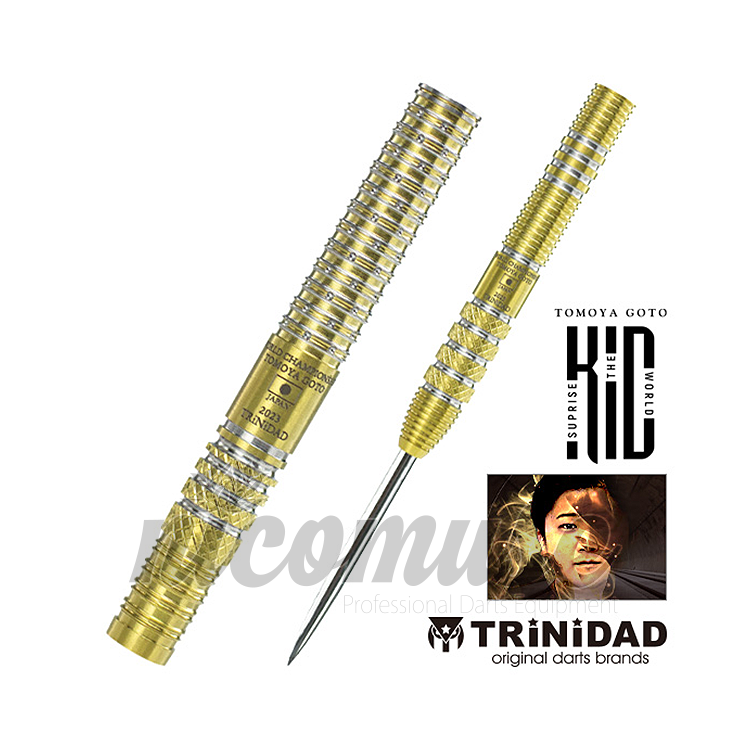 TRiNiDAD KID PDC LIMITED後藤智弥 PDC限定款 95%金色镀钛飞镖