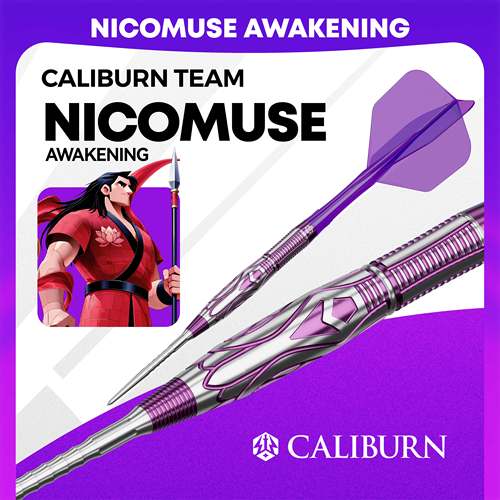 CALIBURN Players Nicomuse:Awakening 90%高端钨钢飞镖