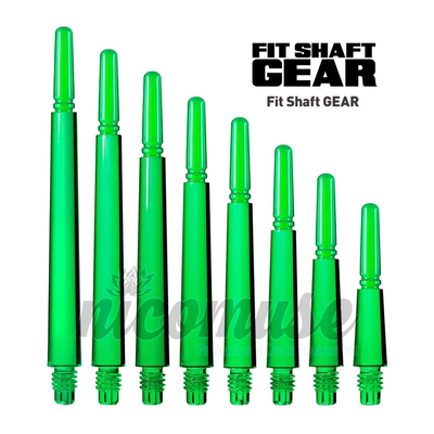 FIT SHAFT GEAR NORMAL GREEN 宝石绿 树脂飞镖杆 旋转型/自锁型