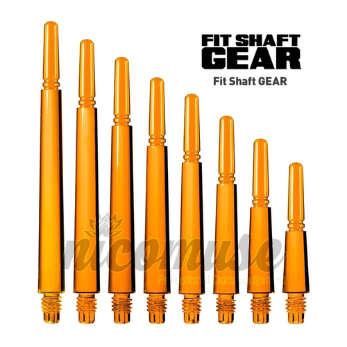 FIT SHAFT GEAR NORMAL orange 橘色 树脂飞镖杆 旋转型/自锁型