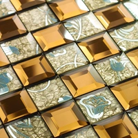 Чайное зеркало шампанское пиони цветок [без спины]