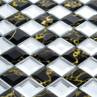 Белое зеркало черное золото дракон 【без спины】