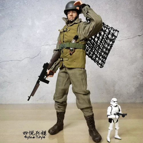 Солдат, подвижная фигурка, игрушка, оружие с аксессуарами, масштаб 1:6, подарок на день рождения