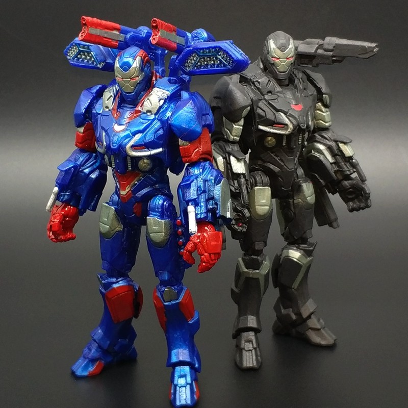 钢铁侠手办战争机器玩具MK1摆件模型可动人偶3.75寸汽车男孩公仔