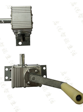 手摇开窗机铝合金开窗器手动推窗机曲臂联动一拖多扇厂房仓库高窗