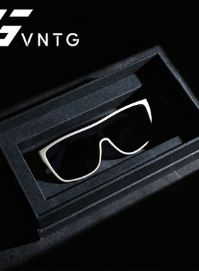 VNTG墨镜白边撞色设计ins风大框架显脸小防紫外线uv400太阳眼镜