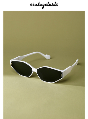 多边形防晒中性大框墨镜太阳眼镜