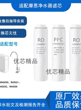 甄选美芯适用摩恩R43030/R43031/R43032/R44030净水器通用款滤芯