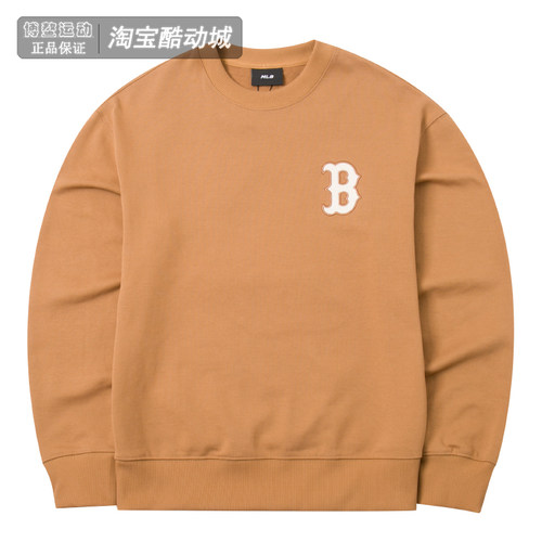 MLB卫衣男女情侣宽松圆领套头衫