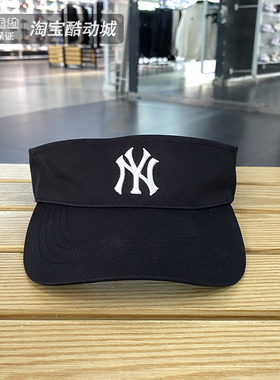 MLB空顶帽男女帽子夏新品情侣休闲防晒户外运动帽3ASC00543-50BKS