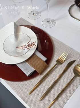 轻奢风样板房软装创意摆台