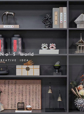 KINO奇诺新中式电视柜展示柜摆件