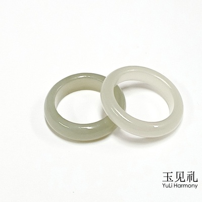玉见礼| 【罗娜专属】[环佩清音]和田玉戒指/多样性发其一
