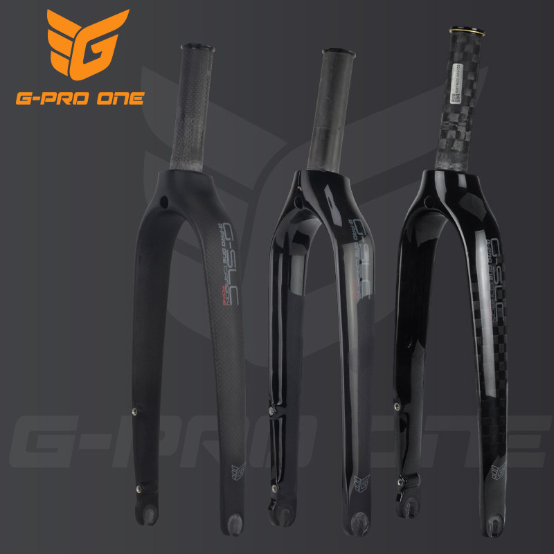 GPROONE 20寸碳纤维碟刹前叉 451折叠自行车轻量风行D8改装