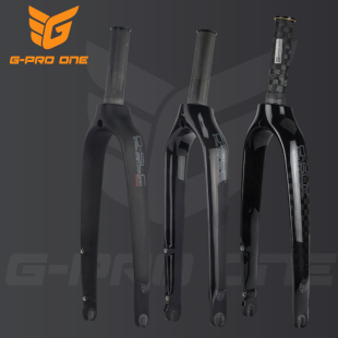 GPROONE 20寸碳纤维碟刹前叉 451折叠自行车轻量风行D8改装