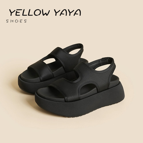 厚底高跟休闲增高凉鞋舒适