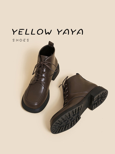 厚底短靴马丁靴橡胶软度