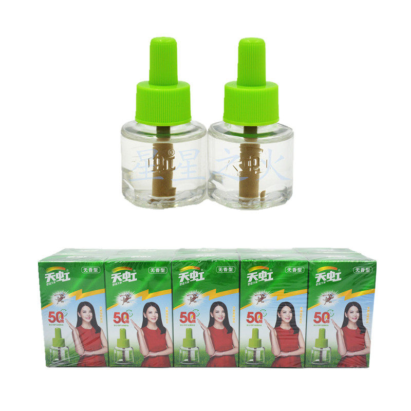 天虹电热蚊香液无味插电式蚊香液孕婴可用驱蚊液5瓶装家庭补充装