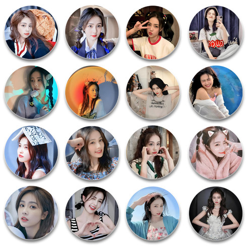 白鹿周边吧唧徽章珍藏版58mm胸针明星学生胸牌挂件应援同款谷子