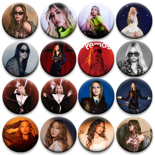 A-Lin黄丽玲演唱会周边吧唧定制58mm徽章追星物料书包挂件装饰